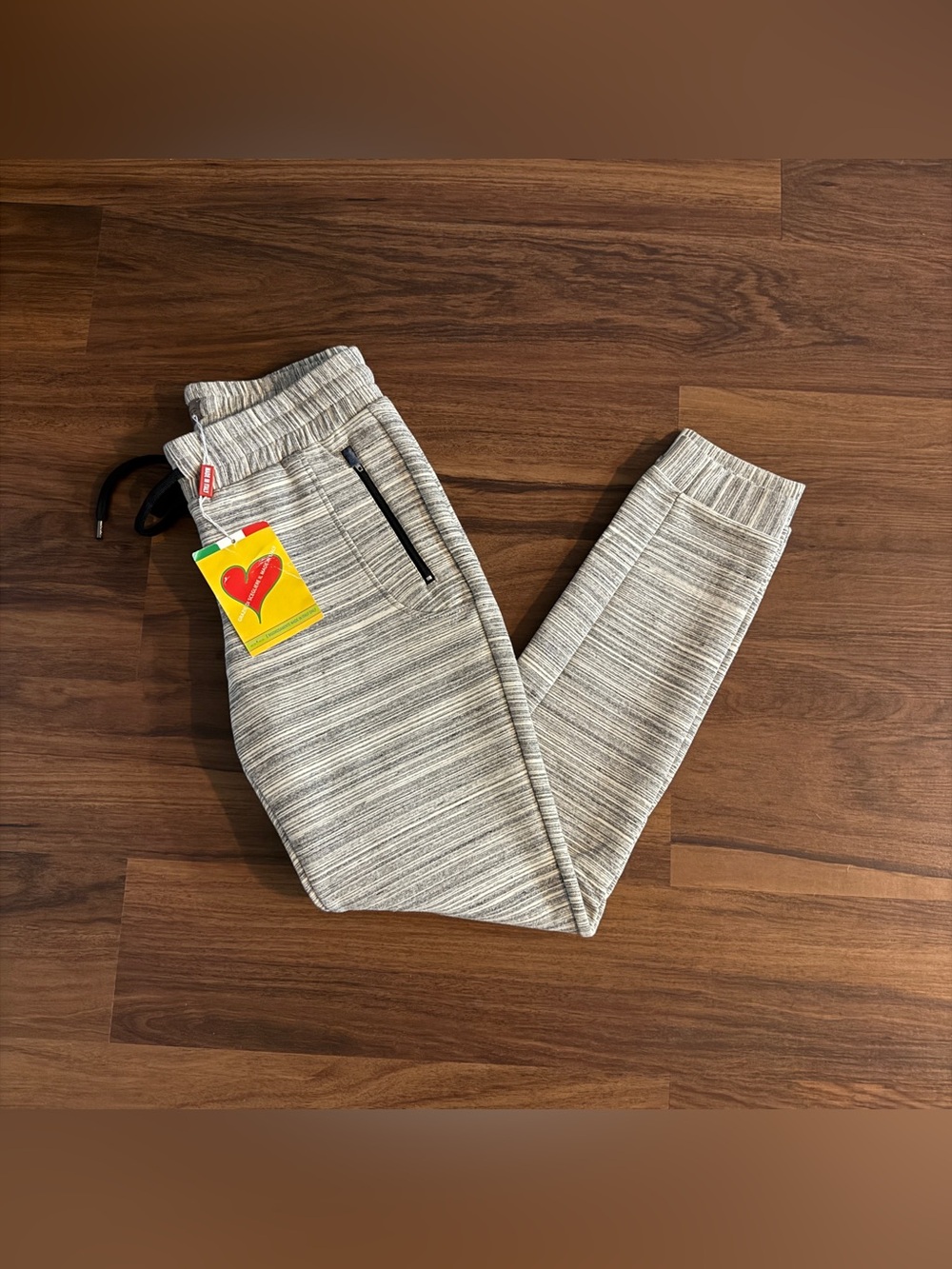 New Women’s Size IT40 Grey Animo Equestrian Jogger Pants